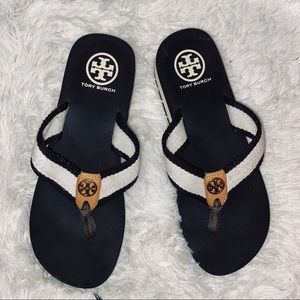 Tory Burch women’s wedges flip flops size 7M